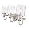 Z-Lite Kinsley 3 Light Vanity, Brushed Nickel And Clear Seeded 340-3V-BN - alternate 4